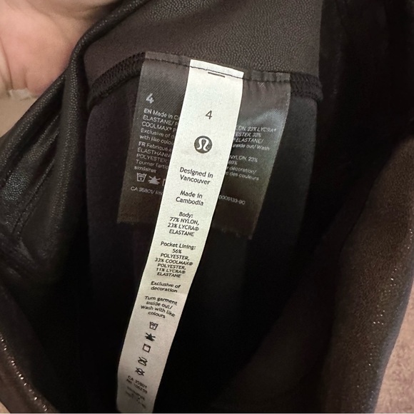 Lululemon wunder train specail edition FOIL 28” nwt - Picture 12 of 12
